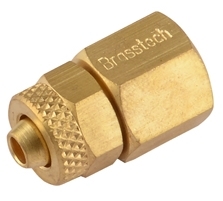 Brasss PU Connector Female