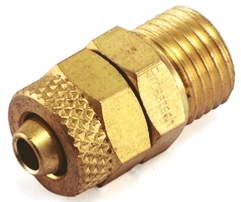 Brass PU Male Connector