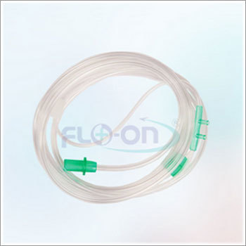White Twin Bore Nasal Oxygen Set