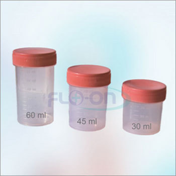 White Urine Culture Bottle Flo-On