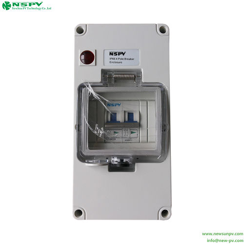 NSPV 4 Pole MCB Enclosure Box Plastic IP66 Waterproof MCB Box