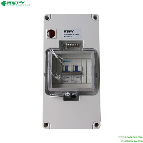 NSPV 4 Pole MCB Enclosure Box Plastic IP66 Waterproof MCB Enclosure