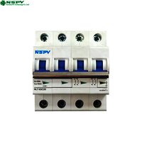 Nspv Dc Miniature Circuit Breaker 1p 2p 3p 4p High Breaking Capacity Mcb Circuit Breaker - Color: White