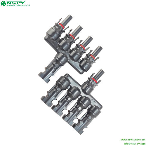 PV4.0 Solar splitter 4 to 1 T Branch Connector 1000VDC