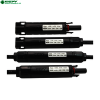 Solar Fuse Connectors 1000vdc With In-line Fuse Pv Fuse Connectors For Solar System Protection - Color: Black