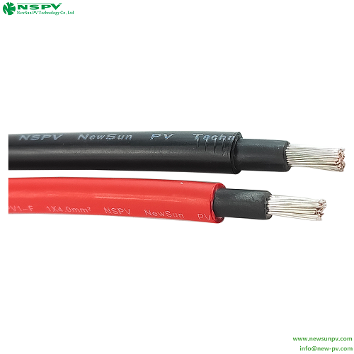 PV1-F Solar DC cable TUV certified single core solar PV wire 1500V 1000V
