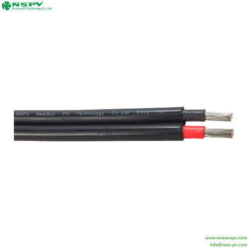 Twin Core Solar Cable Solar PV Wire  Solar DC Cable Photovoltaic DC Cable Wire