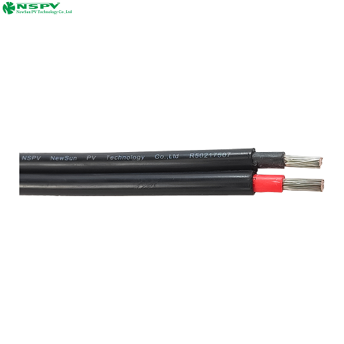 Twin Core Solar Cable Solar PV Wire  Solar DC Cable Photovoltaic DC Cable Wire