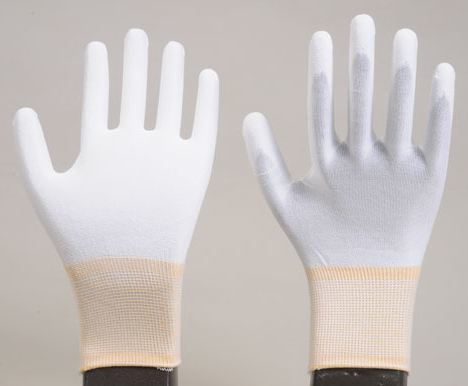 Coated Hand Gloves - Coated Fabric XX Large White, CE Certified, Durable Coating, Excellent Grip, Pack of 12 Pair