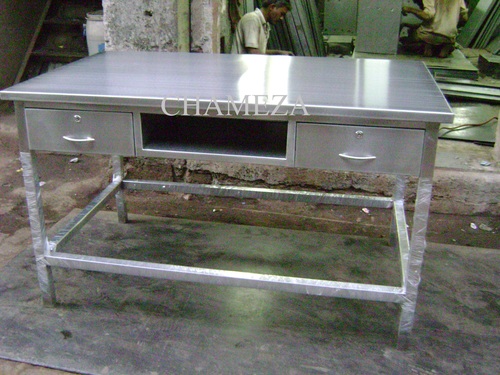 S.S Center Table with Drawer