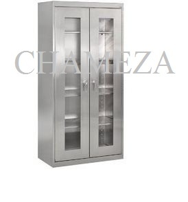 Stainless Steel Almirah With Glass Door Manufacturer And Supplier