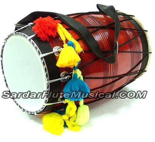 Bhangara Dhol Professional Body Material: Wood