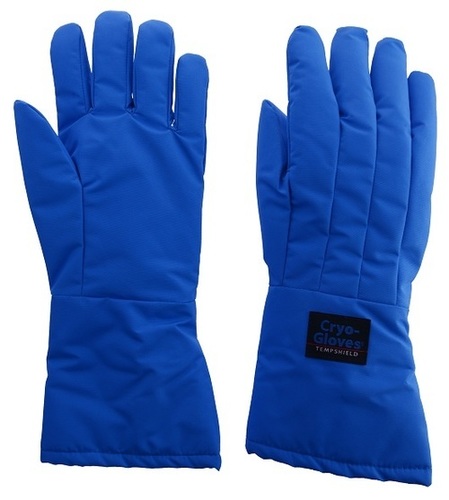 Mid Arm Cryo Gloves - Fabric Small Blue | Thermal Protection Maximum Dexterity Moisture Wicking Reusable