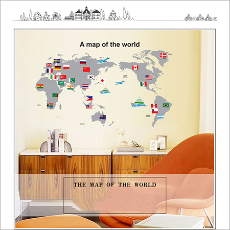 Molessi Decals World Map Colors