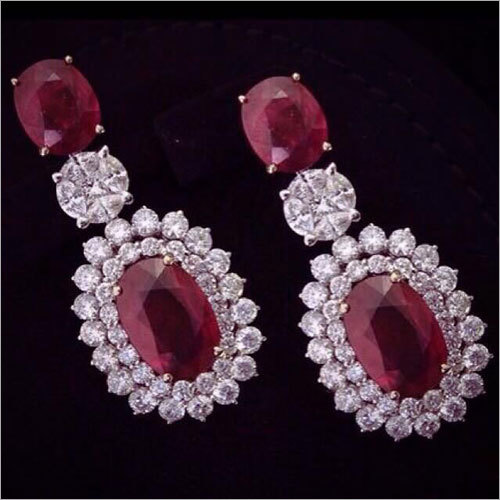 Gemstone Knuckle Earrings