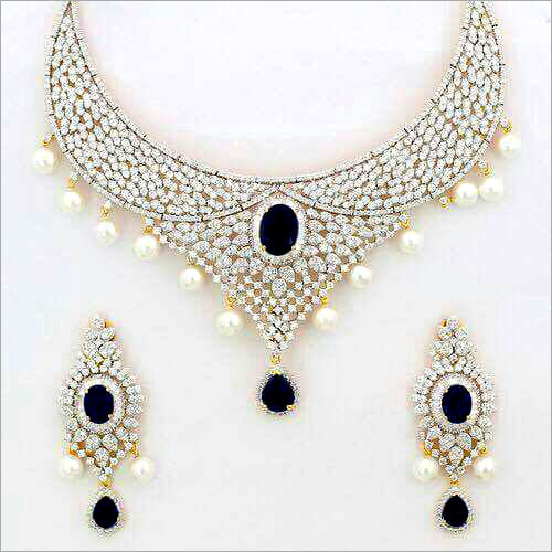 Gemstone Knuckle Necklace Set
