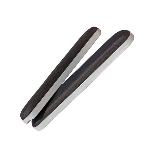 Wheelchair Armrest - Leather & ABS, 34x2 Inches, Black Color, Foam Padded for Comfort, Tear Resistant & Easy to Clean
