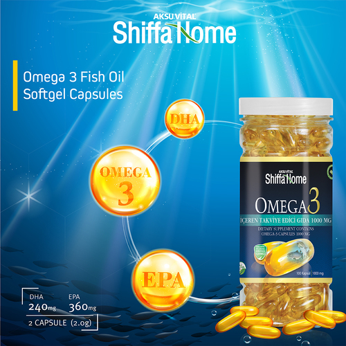 Shiffa Home Omega 3 Fish Oil