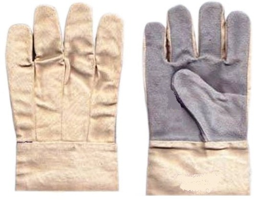 Leather Canvas Gloves