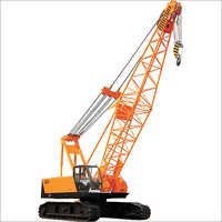 Acx 750 Crawler Crane - Mild Steel, 75 Tonne Lifting Capacity, Yellow | Hydraulic Control, Fully Enclosed Operator Cabin, 1 Year Warranty, Emergency Stop Feature