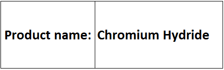 Chromium Hydride