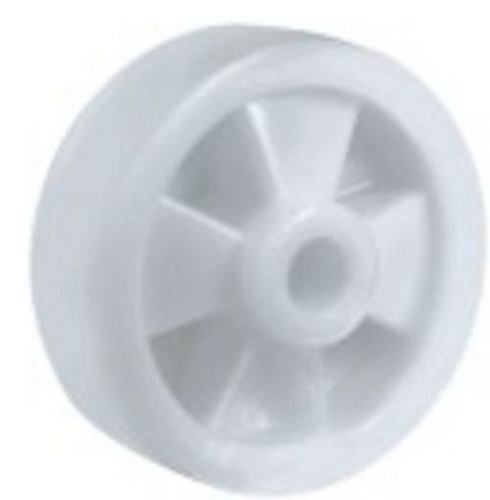 Fixed Caster Wheel - Nylon Material, Wheel Size 75x25 mm, Mounting Plate 07, Overall Height 100 mm, Load Capacity 100 Kg | Equipment Type: Fixed Caster Wheel, Condition: New