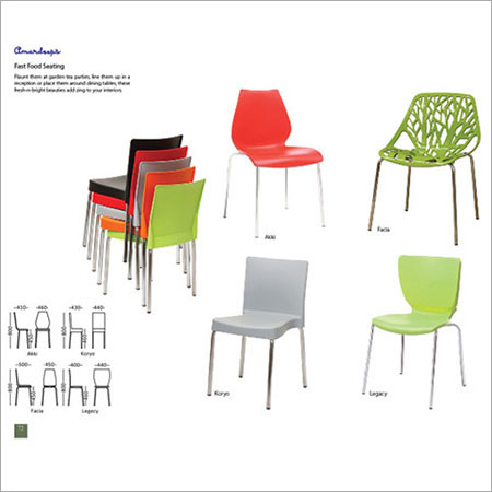 Fast Food Seating Cafe Chair
