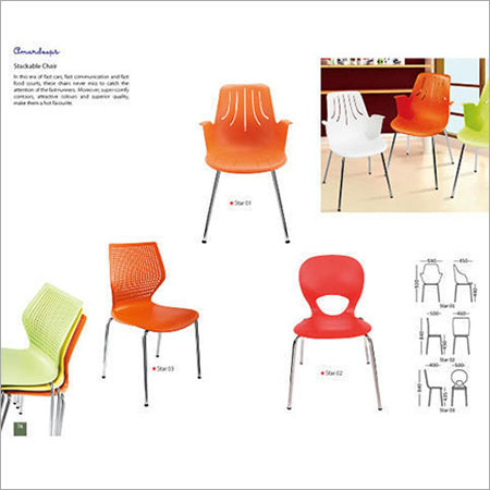 Stackable Chair By AMARDEEP DESIGNS INDIA PVT. LTD.