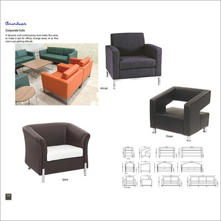 Almati Corporate Sofa By AMARDEEP DESIGNS INDIA PVT. LTD.