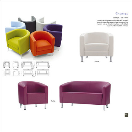 Lounge Chair Tub Series Rushla  Fushia