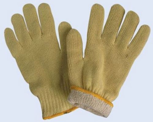 Kevlar Cotton Gloves - Small, Beige, Heat Resistant 100-200°C | Cut Resistant, Durable, CE Certified