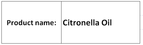 Citronella Oil