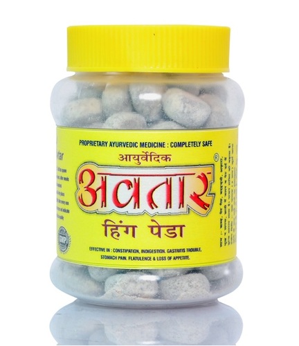 Hing Goli - Herbal Tablets for All Ages | 5-10 gm Dosage, Cool & Dry Storage