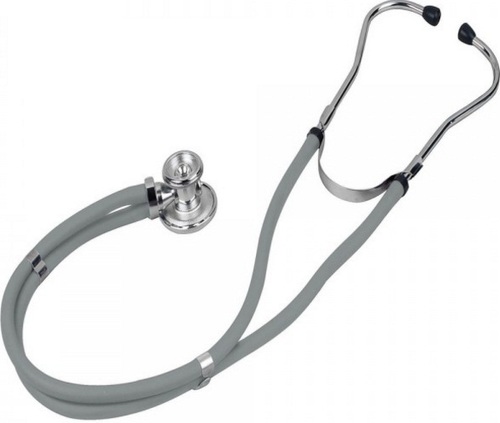 Teaching Stethoscope - Metal, Blue, 0.5kg | Dual Head, Ultrasensitive, Dual Use, Extra Ear Tips