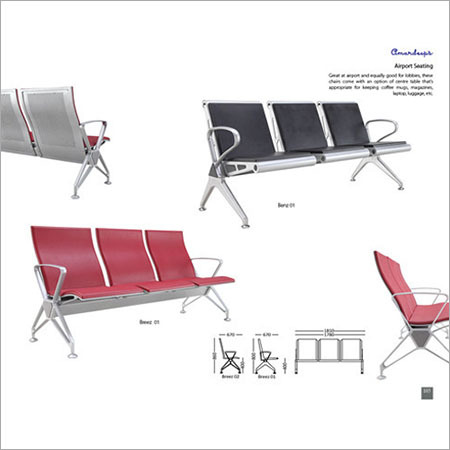 Airport Seating Chair By AMARDEEP DESIGNS INDIA PVT. LTD.