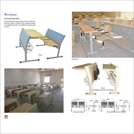 Sharing Study Desk Dual  Lecture 01  Dual (Foldable