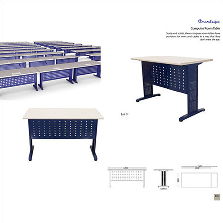 Computer Room Table By AMARDEEP DESIGNS INDIA PVT. LTD.
