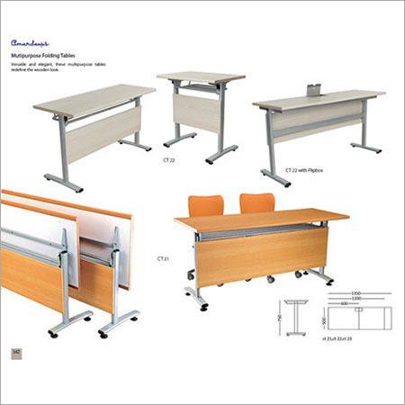 Mutipurpose Folding Tables CT22  CT 22 with Flipbox
