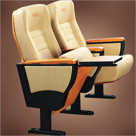 Auditorium Chairs - Plush Fabric Upholstery, Ergonomically Designed for Comfort and Support 