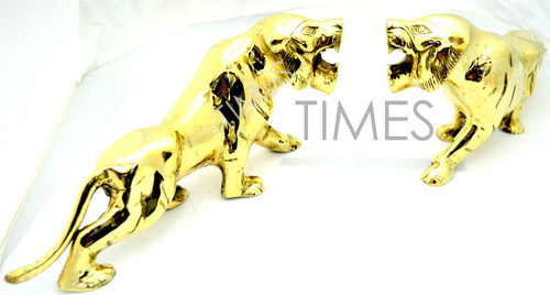 Brass Lion Statue