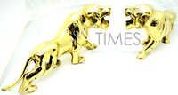Brass Lion Statue