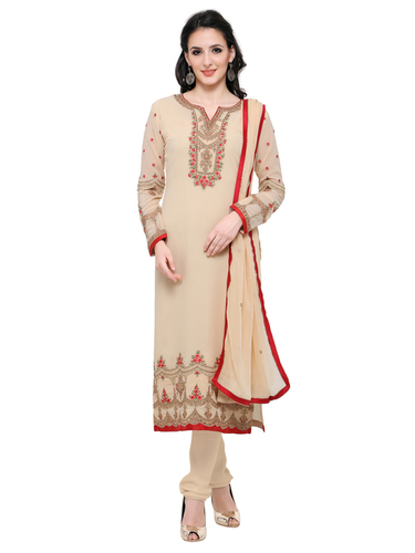 Beige Designer Salwar Kameez Suits 2011
