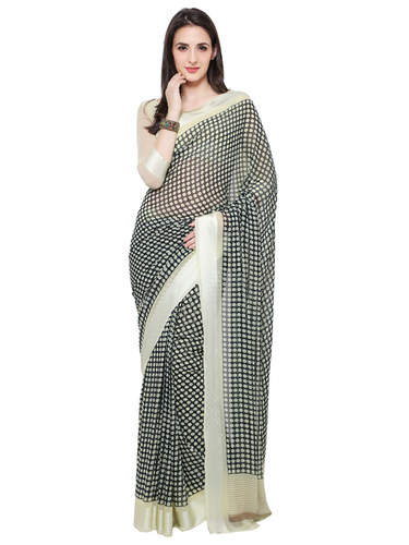 Cream Exclusive Sarees