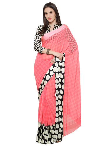 Pink Party Wear Sarees
