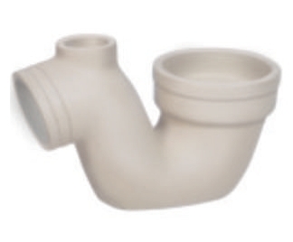 Ceramic Went P Trap