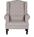 Bayley White - Wing Chair