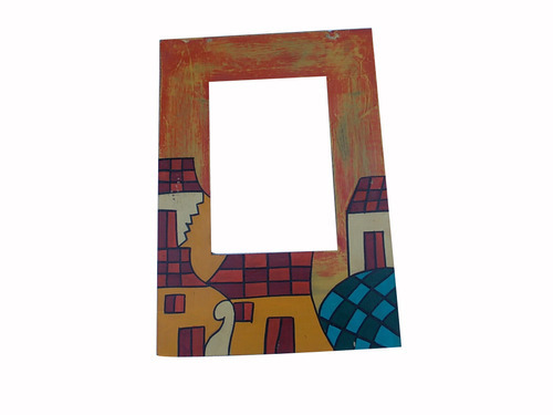 Painted Wooden Photo Frame