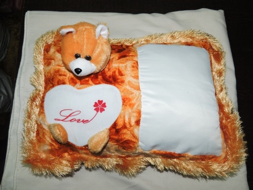 Cushion Cover - Polyester Material, Square Shape | Hollow Fiber Pillow Filling for Neck Support and Comfort