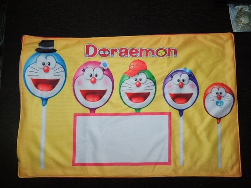 Cushion Cover - Polyester Material, Square Shape , Hollow Fiber Neck Pillow Filling