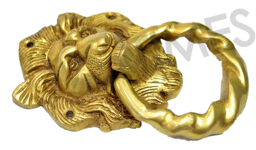 Brass Lion Door Knocker